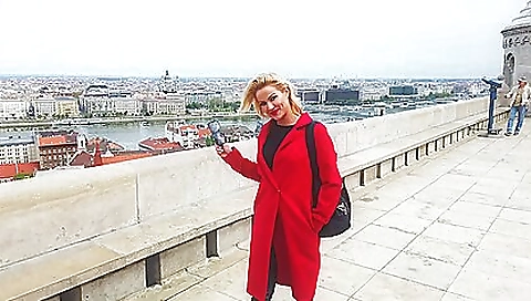 Busty blonde babe has a great body and she gets fucked