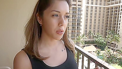 Footjob with a hot latina who enjoys footcreampies