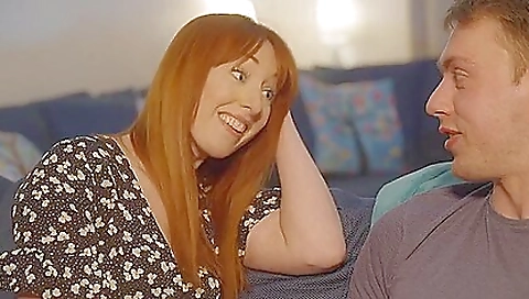 This big booty redhead is fucked deep in this porn video