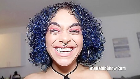 Ebony girl rides and fucks in her car to make money