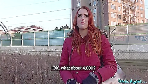 Teen girl with shaved pussy is fucked in the garden