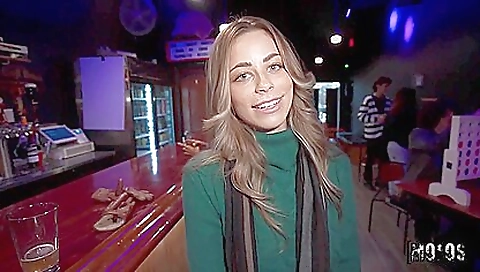 Busty brunette teen slut gets fucked by a big cock