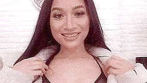 Sexy babe in white stockings and sexy stockings is naked