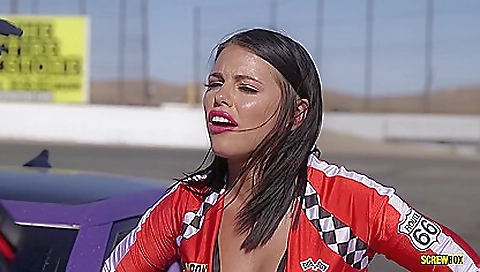 Hairy MILF gets fucked in all holes in outdoor action