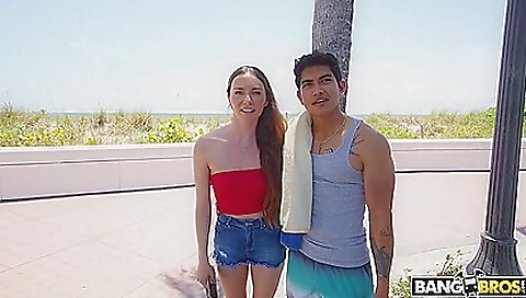 Man with a fat ass is having fun in front of a camera