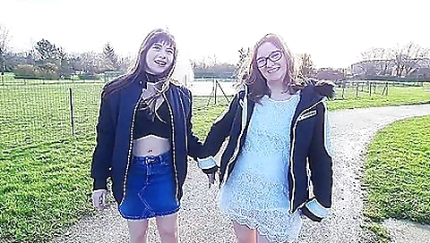 A horny teen has a threesome with a lady and her stepson