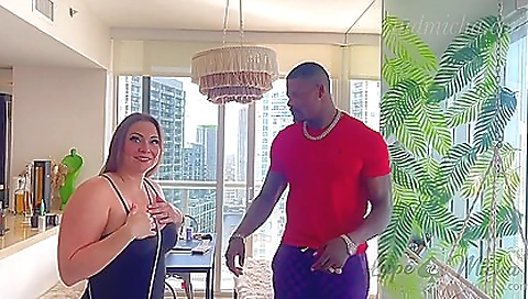 Big tits brunette milf fucked by fat cock in hardcore clip