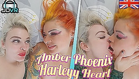 Climax With Us With Amber Phoenix And Harleyy Heart